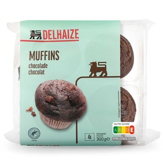 Delhaize | Muffins | Chocolade 300 gr