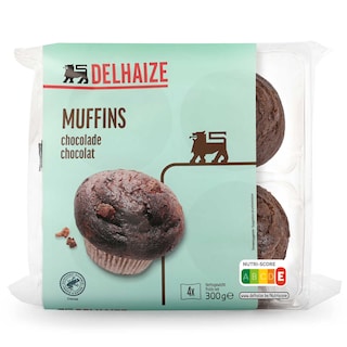 Delhaize | Muffins | Chocolade 