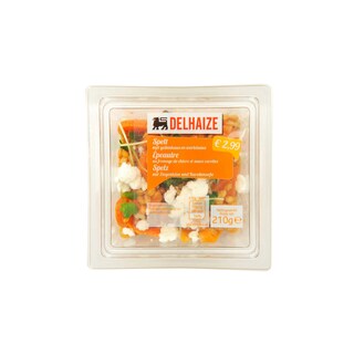 Delhaize | Salade petit épeautre fomage chèvre 