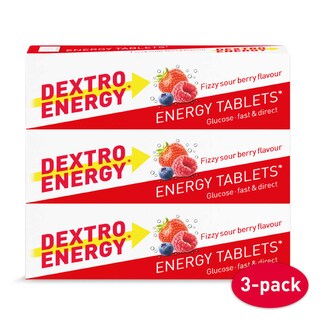 Dextro Energy | Tablets | Direct Energy | Baie Aigre 3 x 47 gr