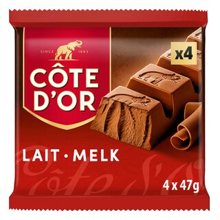 Côte d'Or | Chocolade | Melkchocolade | Chocolade Repen 4 x 47 gr