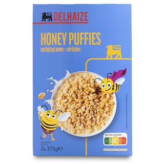 Delhaize | Ontbijtgranen | Honey Puffies 