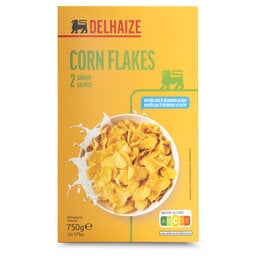 Delhaize | Céréales | Corn flakes 2 x 375 gr