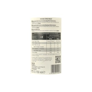 Vintense | 0 % | vin sans alcool | Merlot | Rouge 
