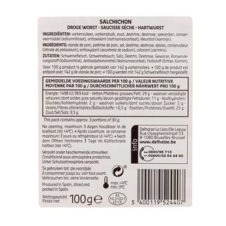 Delhaize | 100g Salchichon in sneetjes 100 gr