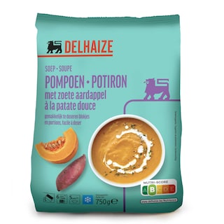 Delhaize | Soupe | Potiron | Pommes de terre douces 