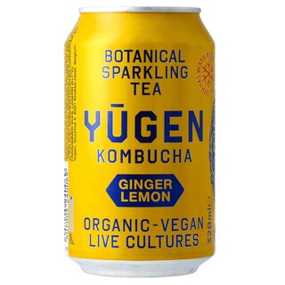 Yugen | Kombucha | Raw | Ginger Lemon | Bio 32 cl