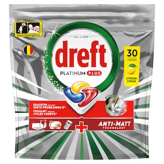 Dreft | Platinum Plus | Allin1 | Caps lave-vais. | Citron 