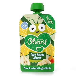 Olvarit | Knijpzakje | Peer Banaan | 8M 