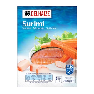 Delhaize | Surimi | Bâtonnets 
