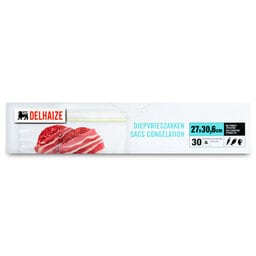 Delhaize | Diepvrieszak | 3L | Zip | 30st 