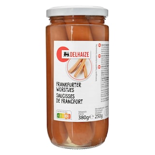 Delhaize | Saucisses | Francfort 
