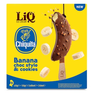 LIQ | Chiquita | Banaan | Chocolade | Cookies 