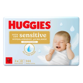 Huggies | Lingettes | Extra Care | Sensible 3 x 48 pc