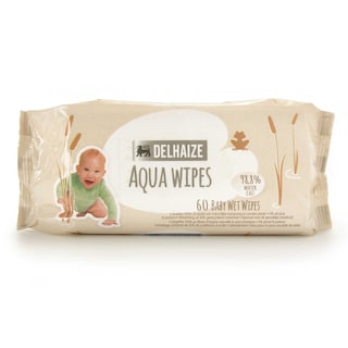 Delhaize | Lingettes | Bébé | Aqua 