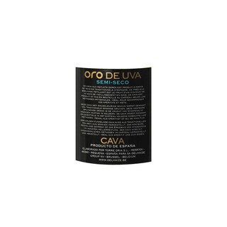 Oro De Uva | CAVA ORO DE UVA SEMI SEC 