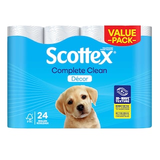 Scottex | Papier toilette | Regular | Decor | Eco 