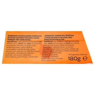 Greenway | Chipolata | Vegan 180 gr