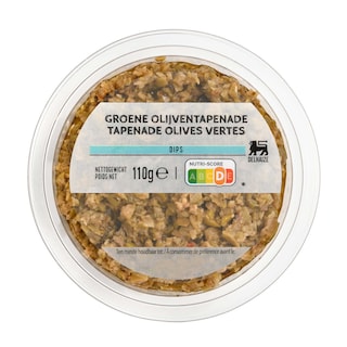 Delhaize | Tapenade | olive verte 110 gr