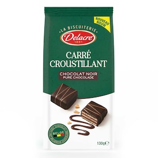 Delacre | Koekjes | Chocolade | Carré croustillant 130 gr