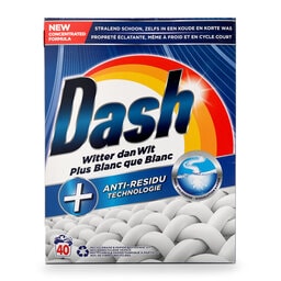 Dash | Poudre à lessiver | Original | 2,4KG | 40DS 