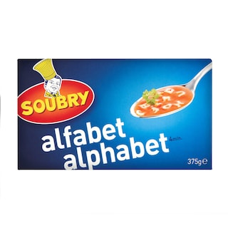 Soubry | Pâtes | Alphabet 