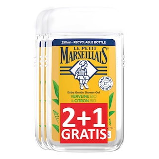 Le Petit Marseillais | Douche | Vervein | 2+1 | Bio 3 x 25 cl