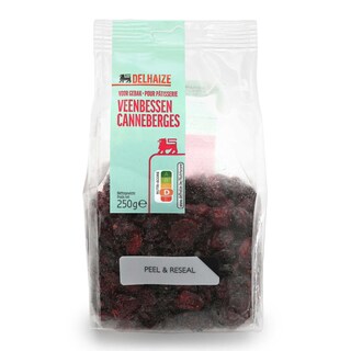 Delhaize | Canneberges | Seché 250 gr