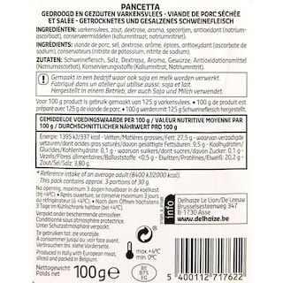 Delhaize | Pancetta 