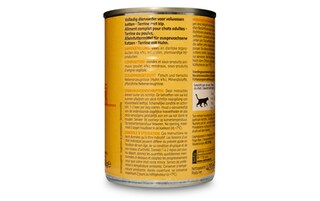 Delhaize | Aliment chat | Terrine | Poulet 