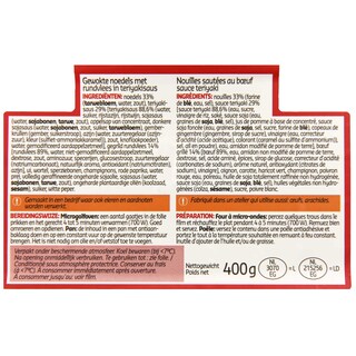 Delhaize | Boeuf Teriyaki | Nouilles 400 gr