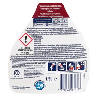 Woolite | Wasmiddel | Vloeibaar | Gekleurde Was | 1,5L 