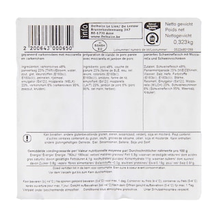 Delhaize | Cordon Bleu | Mozzarella 