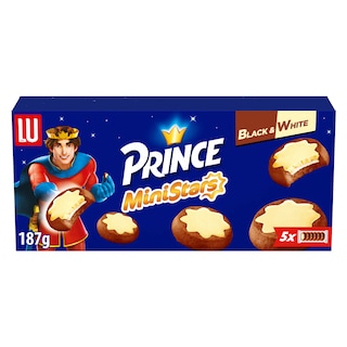 LU | Prince | Biscuits | Mini Stars | Black & White 