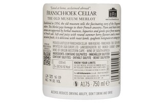 South Africa | Franschhoek Cellar Merlot Rouge 