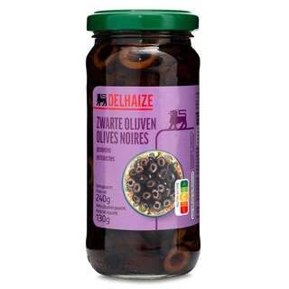 Delhaize | Olives | Noires | Rondelles 