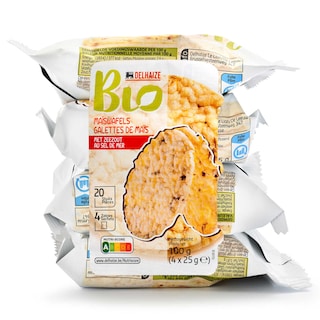 Delhaize | Galette de riz | Sel de mer | Bio 