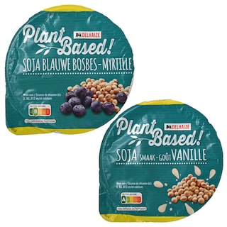 Delhaize | Plant-Based | Plantaardige yoghurt | op basis van soja | Mix 