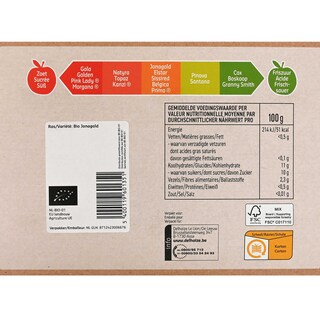 Delhaize | Bio | Pommes | Jonagold | Emballé | Bio 