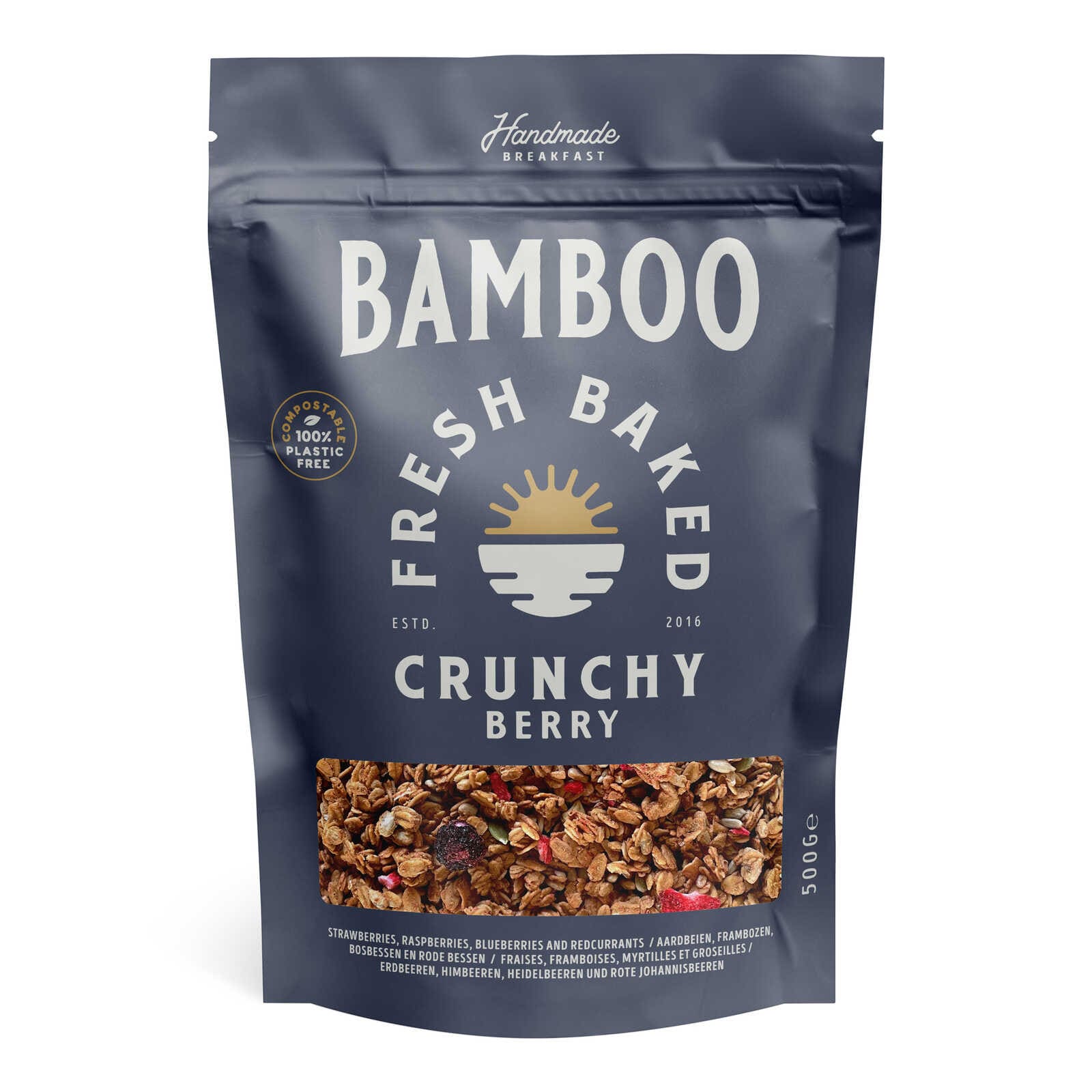 Bamboo Goodness Vlokken | Crunchy | Berry