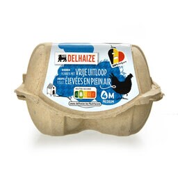 Delhaize | Eieren | Bruine | Medium 4 st
