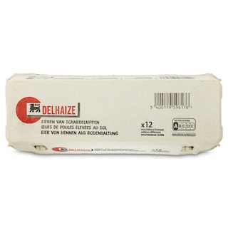 Delhaize | oeufs | Calibres différents | Poules élevées au sol 