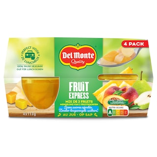 Del Monte | Fruit Express | Fruit | Mélange 4 x 113 gr