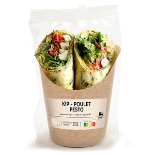 Delhaize | Wrap | Poulet pesto 