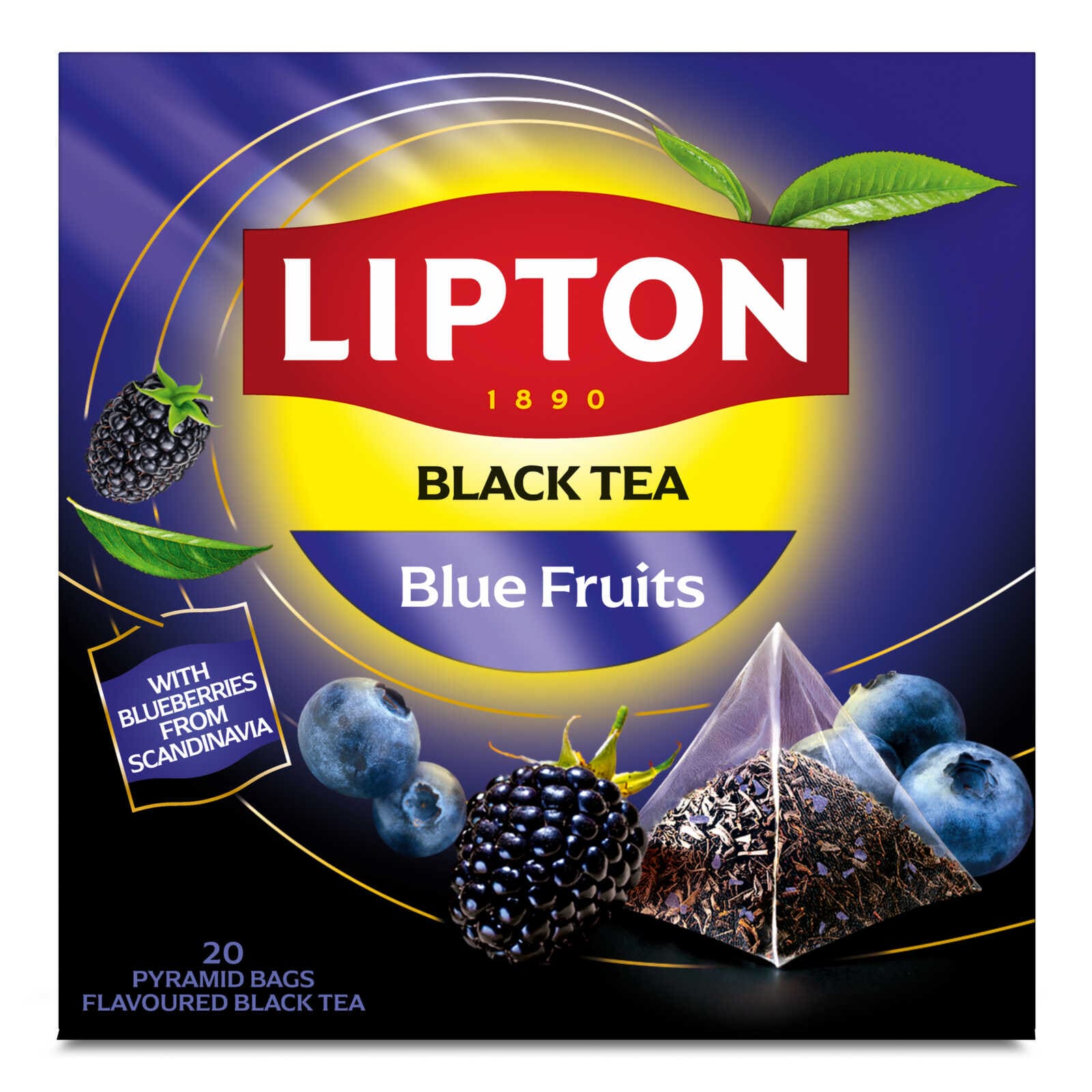 Lipton Thee | Zwart | Blauwe vruchten | Zakjes