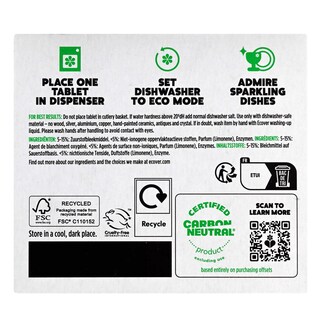 Ecover | Tablettes pour Lave-vaisselle | AIO Power 