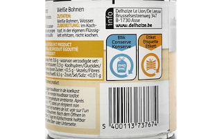 Delhaize | Haricots | Blancs 130 gr