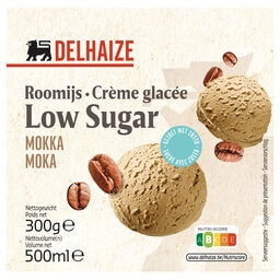 Delhaize | Glace | Moka | Low sugar 