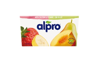 Alpro | Aardbei-Banaan | Perzik-Peer | Plantaardig alternatief voor yoghurt 