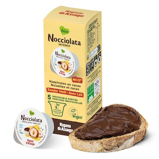 Nocciolata | Choco zonder melk | in portie | vegan | Bio 